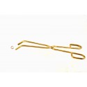 Forca RTGS-357 Jewelers Brass Tongs Bent Nose