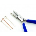 Forca RTGS-191C Concave and Stepped Round Nose Wire Looping Pliers