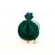 Ponderosa Green Velvet Jewelry Pouches