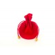 Red Ultra Suede Jewelry Pouches